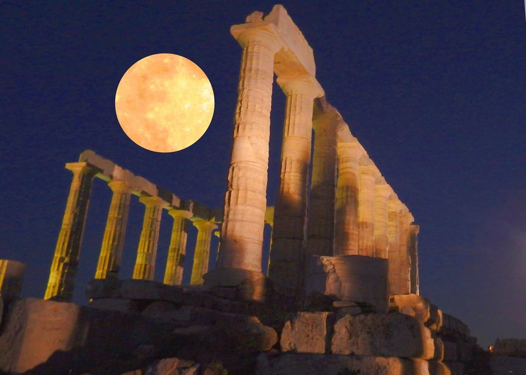Villa Iliachtida House Kap Kap Sounion Exterior foto